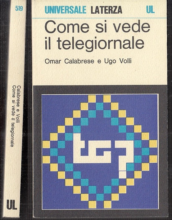 LS- COME SI VEDE IL TELEGIORNALE- CALABRESE VOLLI- LATERZA-- 1a ED.- 1980- B-XFS