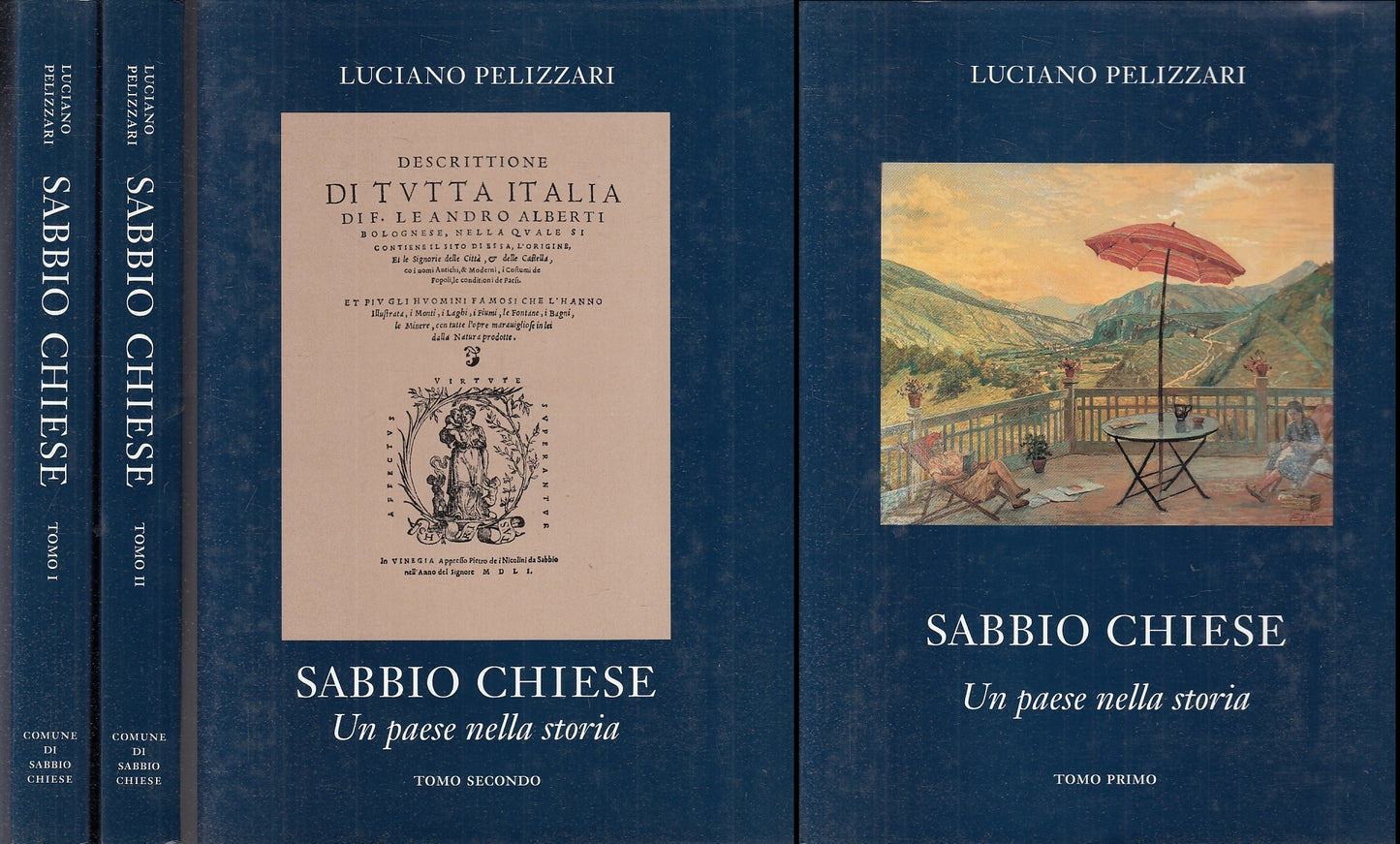 LV- SABBIO CHIESE UN PAESE NELLA STORIA 2 TOMI - PELIZZARI ---- 1992- CS- YFS700