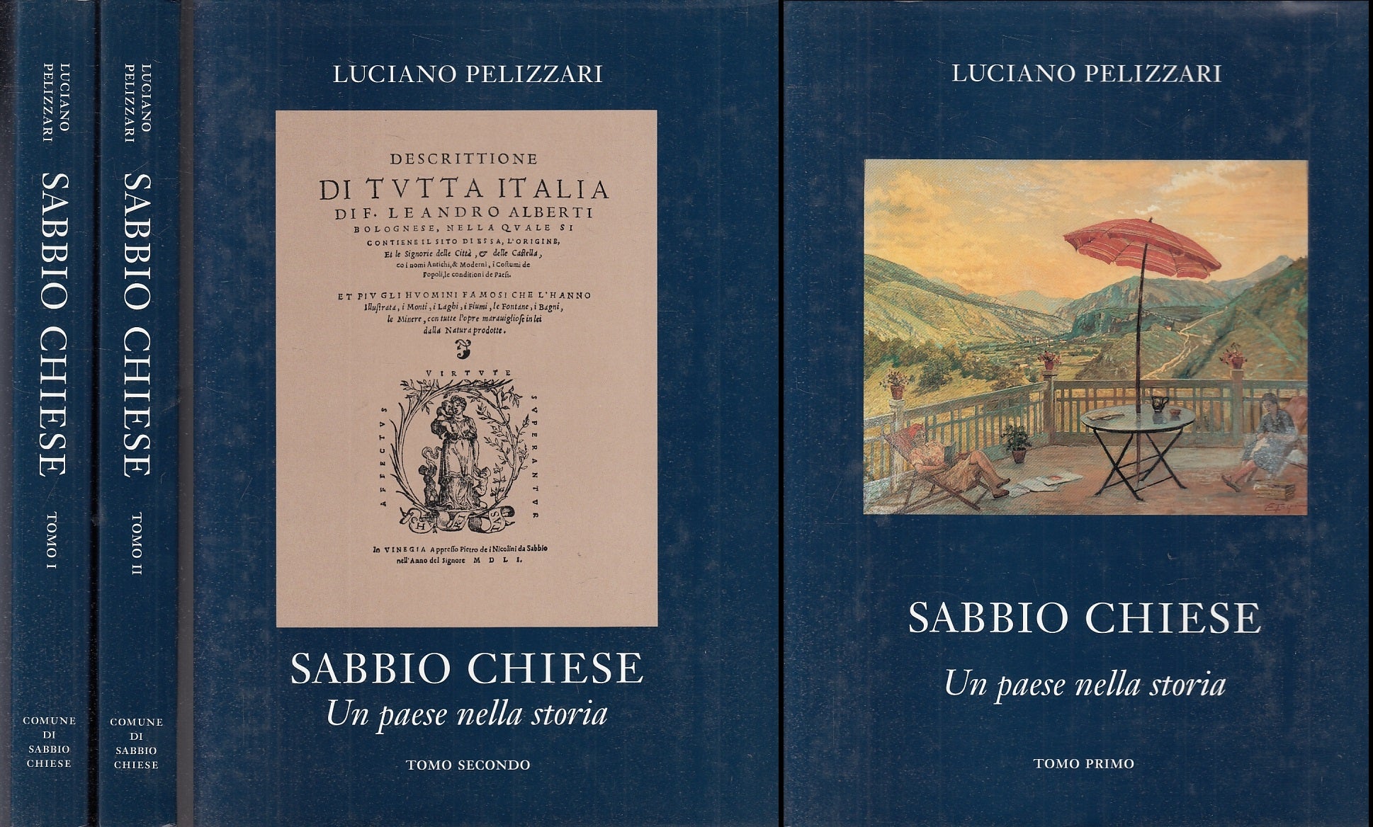 LV- SABBIO CHIESE UN PAESE NELLA STORIA 2 TOMI - PELIZZARI ---- 1992- CS- YFS700
