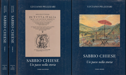 LV- SABBIO CHIESE UN PAESE NELLA STORIA 2 TOMI - PELIZZARI ---- 1992- CS- YFS700