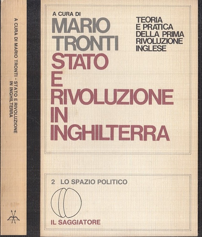 LS- STATO E RIVOLUZIONE IN INGHILTERRA- TRONTI- IL SAGGIATORE--- 1977- B- XFS125