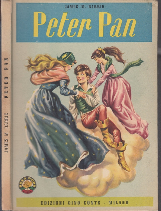 LB- PETER PAN - BARRIE - GINO CONTE - COLLANA ANNI D'ORO -- 1953 - C - RGZ