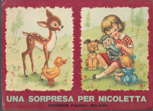 LB- UN SORPRESA PER NICOLETTA POP-UP -- EDITRICE PICCOLI- RUGIADA-- 1960- B- RGZ