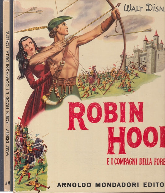 LB- ROBIN HOOD E I COMPAGNI DELLA FORESTA- WLAT DISNEY- MONDADORI--- 195 - C-RGZ