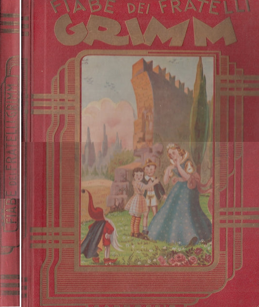 LB- FIABE DEI FRATELLI GRIMM NARRATE DA NONNO EBE -- CARROCCIO --- 1942 - C- RGZ
