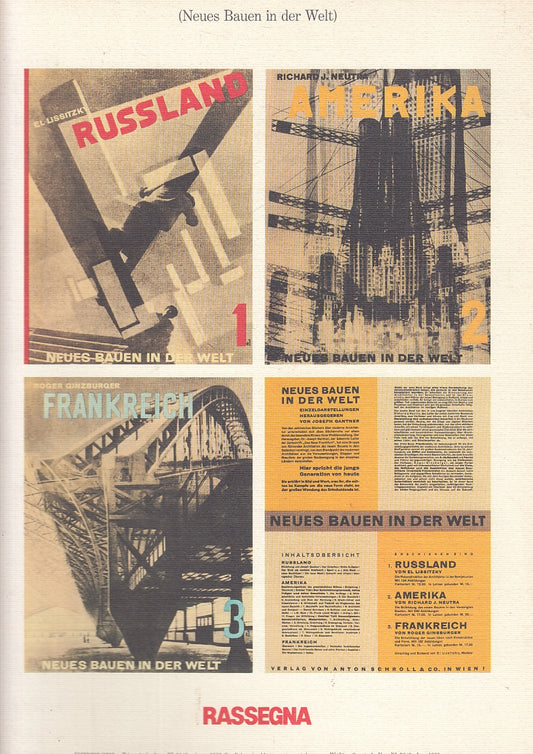 LR- ARCHITETTURA RASSEGNA 38 NEUES BAUEN DER WELT-- COMPOSITORI- 1989- B- YFS819