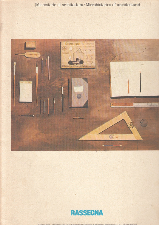 LR- ARCHITETTURA RASSEGNA 24 MICROSTORIE -- COMPOSITORI --- 1985 - B- YFS819