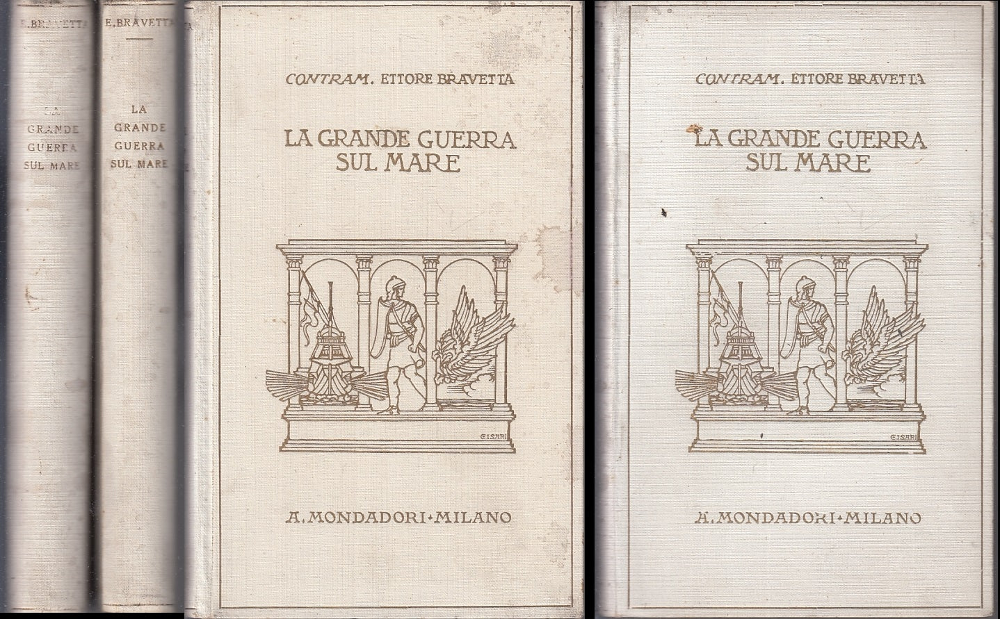 LS- LA GRANDE GUERRA SUL MARE 1/2- ETTORE BRAVETTA- MONDADORI--- 1926- C- XFS124