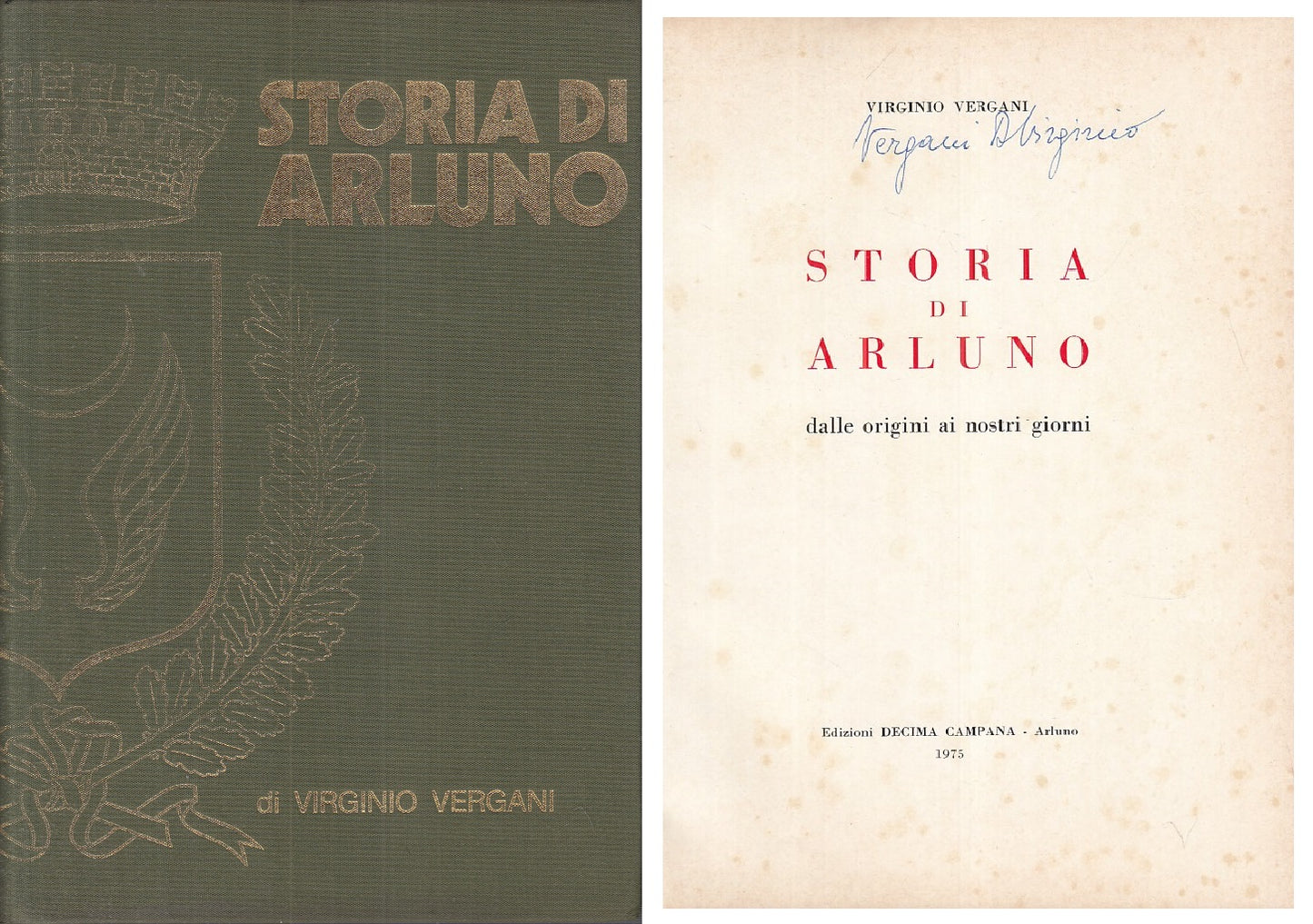LS- STORIA DI ARLUNO - VIRGINIO VERGANI - DECIMA CAMPANA --- 1975 - C - YFS33