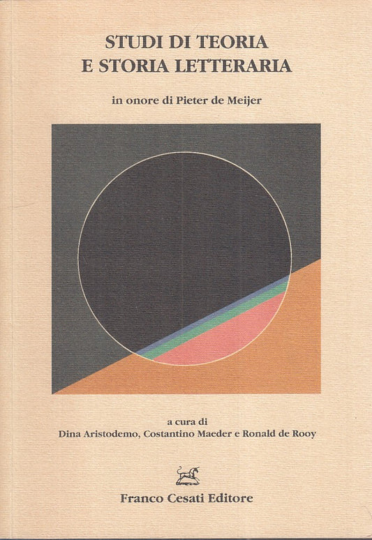 LS- STUDI DI TEORIA E STORIA LETTERARIA - AA.VV. - CESATI --- 1996 - B - YFS34