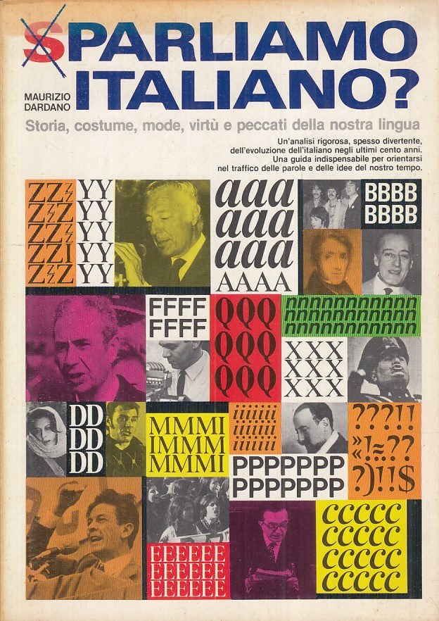 LS- SPARLIAMO ITALIANO? STORIA COSTUME - DARDANO - CURCIO --- 1978 - B - YFS85