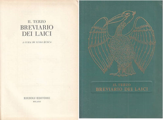 LS- IL TERZO BREVIAIO DEI LAICI - RUSCA - RIZZOLI -- 1a ED. - 1965 - C - YFS24