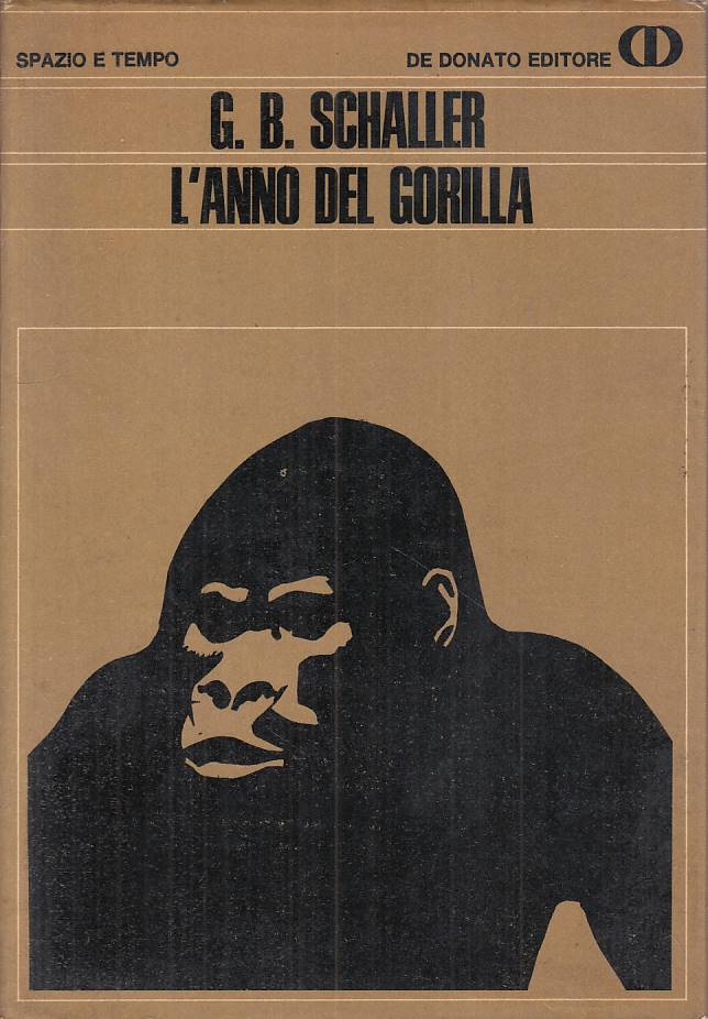 LS- L'ANNO DEL GORILLA - SCHALLER - DE DONATO - SPAZIO TEMPO-- 1968 - CS - YFS20