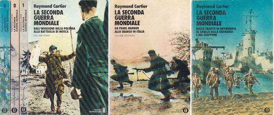 LS- LA SECONDA GUERRA MONDIALE 3 VOLL. - CARTIER- MONDADORI--- 1977 - B - YFS198