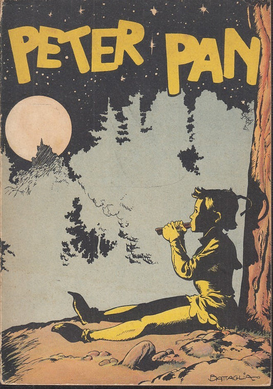 LB- PETER PAN A FUMETTI - BATTAGLIA - AUDACE - COLLANA CAPOLAVORI-- 1954- B- RGZ