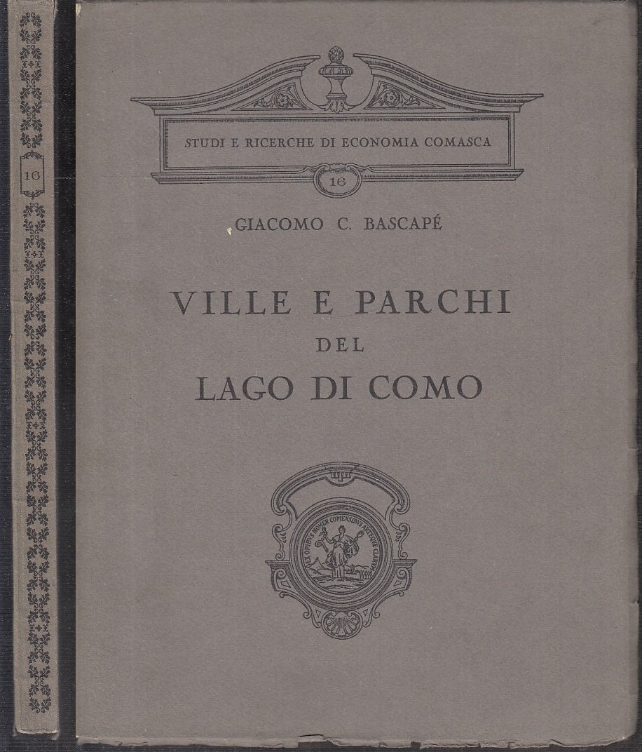 LV- VILLE E PARCHI DEL LAGO DI COMO- BASCAPE'- STUDI RICERCHE--- 1966- B- XFS121