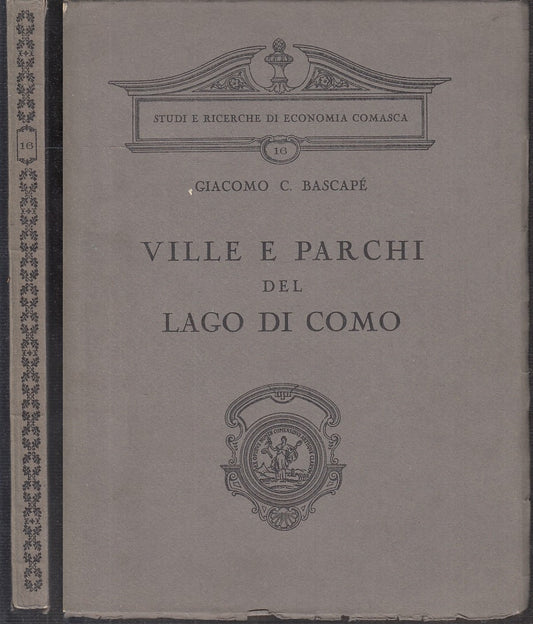 LV- VILLE E PARCHI DEL LAGO DI COMO- BASCAPE'- STUDI RICERCHE--- 1966- B- XFS121