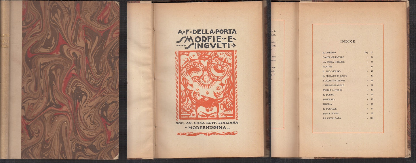 SMORFIE E SINGULTI - DELLA PORTA - MODERNISSIMA --- 1922 - C - XFS121