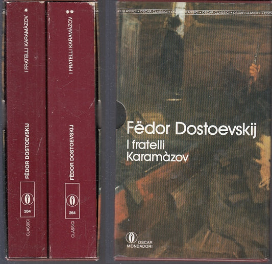 LN- I FRATELLI KARAMAZOV VOLUMI 1/2- DOSTOEVSKIJ- MONDADORI- OSCAR- 1994- B- XFS