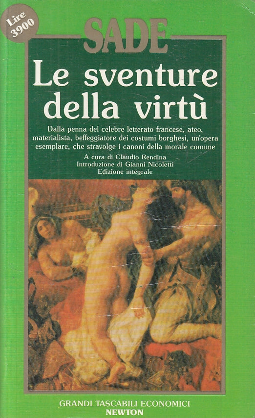LE SVENTURE DELLA VIRTU' - SADE - NEWTON - GRANDI TASCABILI--- B- JXS9