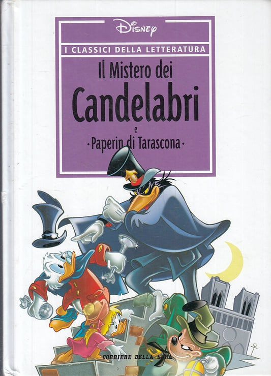 FD- CLASSICI DELLA LETTERATURA 19 MISTERO DEI CANDELABRI- DISNEY CORRIERE- C-H24
