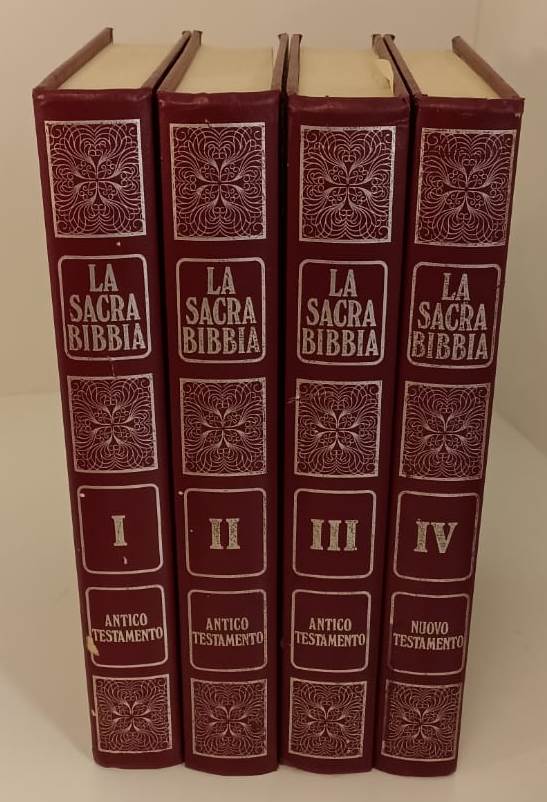 LD- LA SACRA BIBBIA 4 VOLUMI - DORE' MARTINI - EURPEAN BOOK --- 1987 - C - YFS