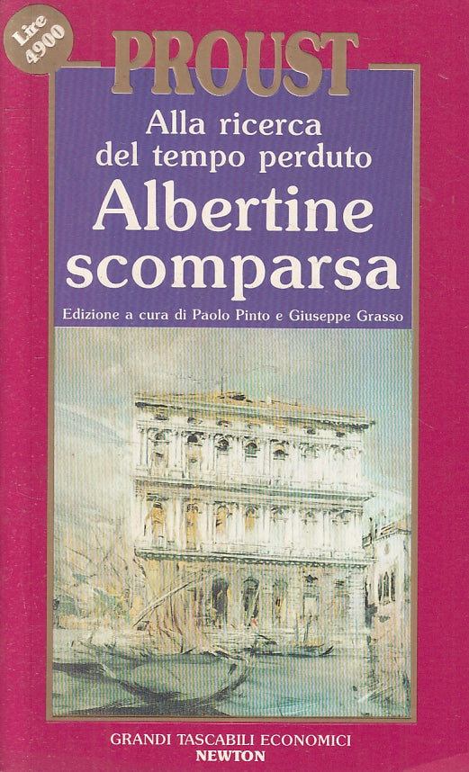 LN2- ALLA RICERCA TEMPO DEL PERDUTO ALBERTINE SCOMPARSA- PROUST- NEWTON- B- JXS9