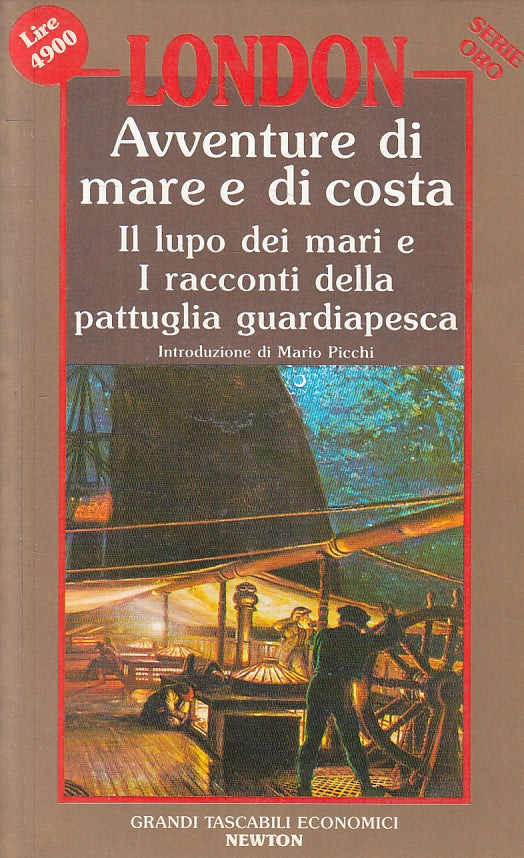 LN2- AVVENTURE DI MARE E DI COSTA - LONDON - NEWTON- GRANDI TASCABILI--- B- JXS9