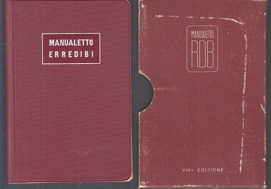 LZ- MANUALETTO ERREDIBI MURATURE SOLAI COPERTURE -- RDB-- 8a ED.- 1973- B- XFS67