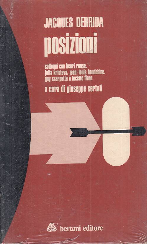 LS- POSIZIONI SIGILLATO - JACQUES DERRIDA - BERTANI ---- B - YTS13