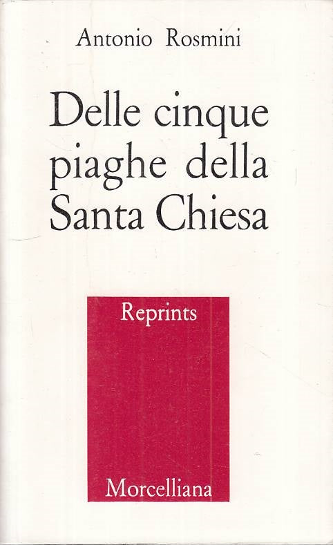 LS- DELLE CINQUE PIAGHE DELLA SANTA CHIESA - ROSMINI - MORCELLIANA---- B - YTS38