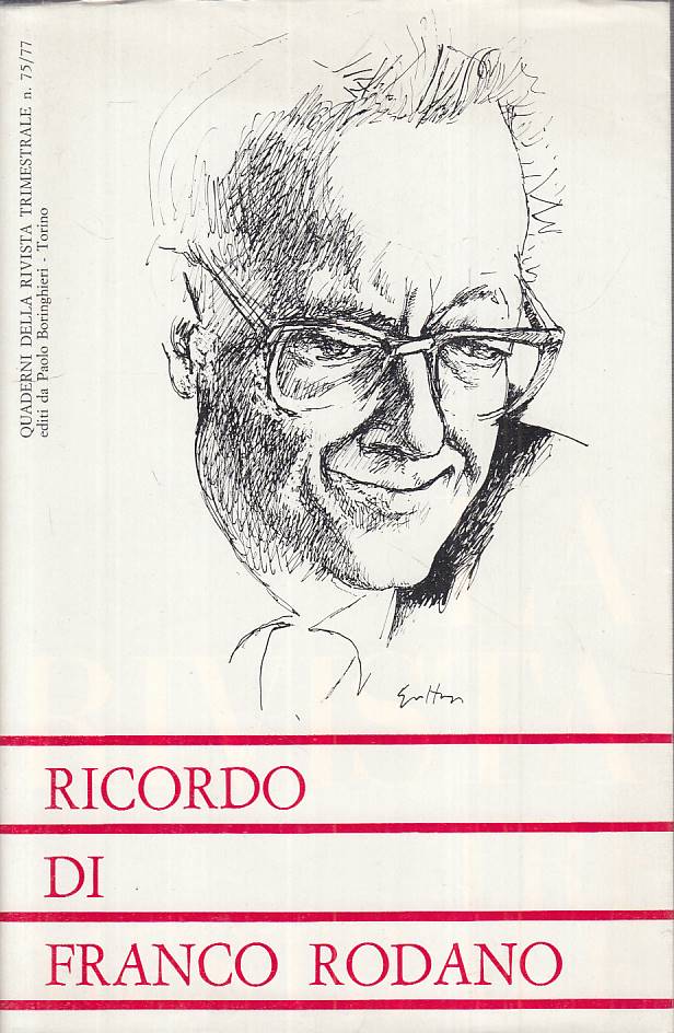 LS- RICORDO DI FRANCO RODANO -- BORINGHIERI - QUADERNI -- 1983 - BS - YTS11