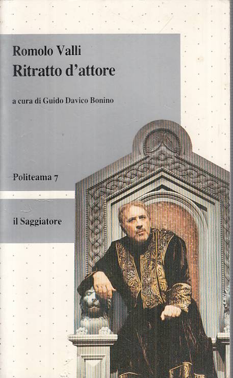 LN- RITRATTI D'ATTORE - VALLI - SGGIATORE - POLITEAMA- 1a ED.- 1983 - B - YFS581