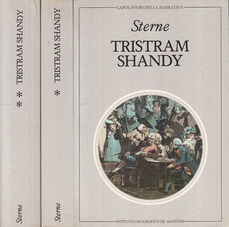 TRISTRAM SHANDY 2 VOLL. - STERNE - DE AGOSTINI --- 1983 - B - YFS581