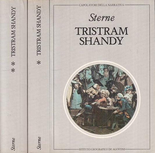 TRISTRAM SHANDY 2 VOLL. - STERNE - DE AGOSTINI --- 1983 - B - YFS581