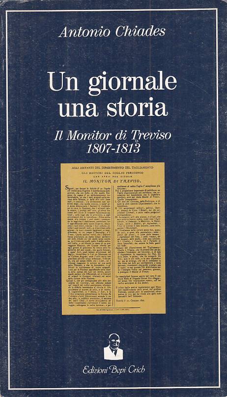 LS- UN GIORNALE UNA STORIA TREVISO - CHIADES - CRICH --- 1982 - B - YTS395