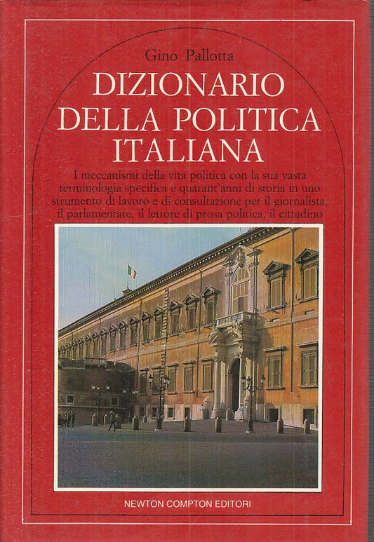 LZ- DIZIONARIO DELLA POLITICA ITALIANA - PALLOTTA - NEWTON--- 1985 - CS - YTS179
