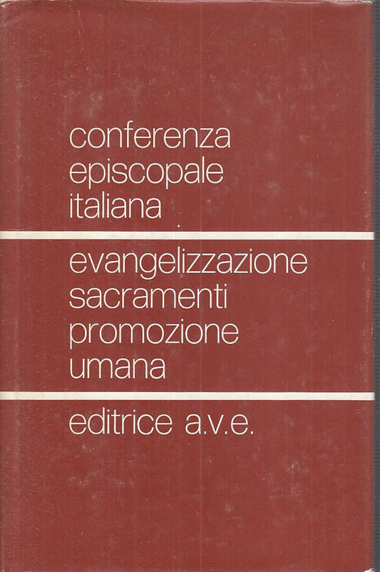 LS- EVANGELIZZAZIONE SACRAMENTI PROMOZIONE UMANA -- AVE --- 1979 - CS - YTS21
