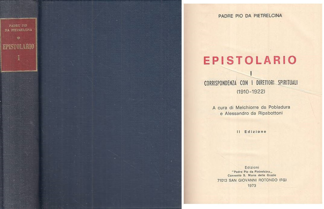 LD- EPISTOLARIO I CORRISPONDENZA- PADRE PIO - SAN GIOVANNI ROTONDO ---- C - YFS5
