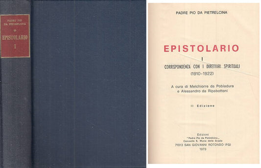 LD- EPISTOLARIO I CORRISPONDENZA- PADRE PIO - SAN GIOVANNI ROTONDO ---- C - YFS5
