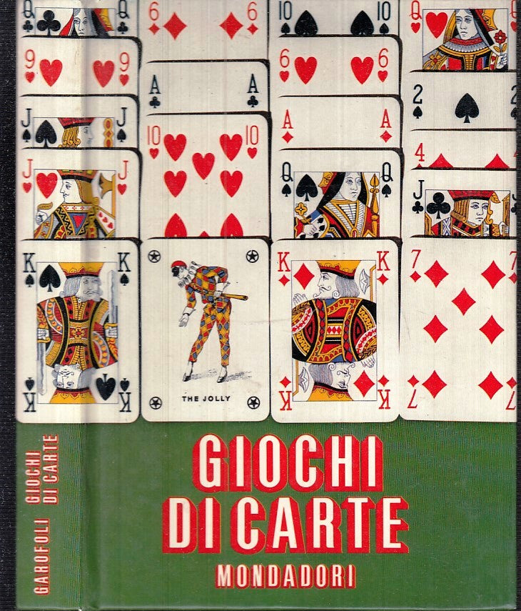 LZ- GIOCHI DI CARTE RAMINO POKER SOLITARI- GAROFOLI- MONDADORI--- 1973- C-YDS256