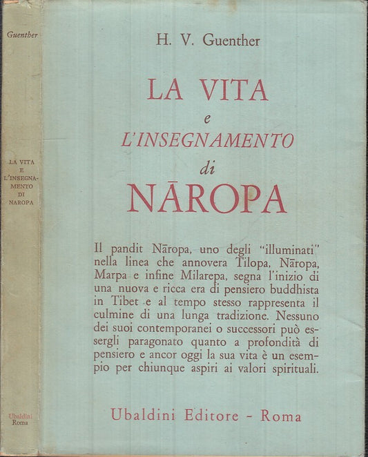 LZ- LA VITA E L'INSEGNAMENTO DI NAROPA - GUENTHER - UBALDINI--- 16975- BS- XFS59