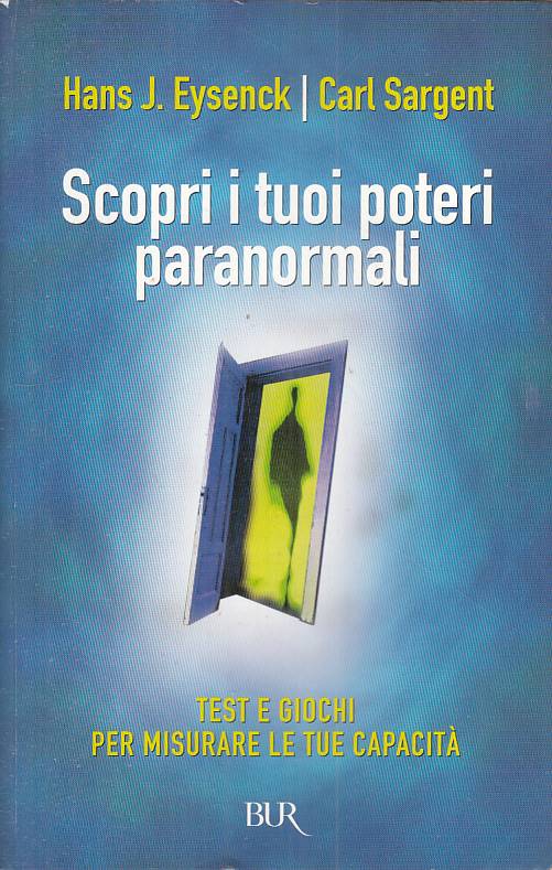 LS- SCOPRI I TUOI POTERI PARANORMALI TEST GIOCHI-- RIZZOLI --- 2001 - B - YFS203