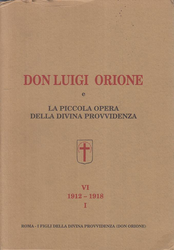LS- DON LUIGI ORIONE PICCOLA OPERA DELLA PROVVIDENZA-- ROMA--- 1998 - B - YFS203
