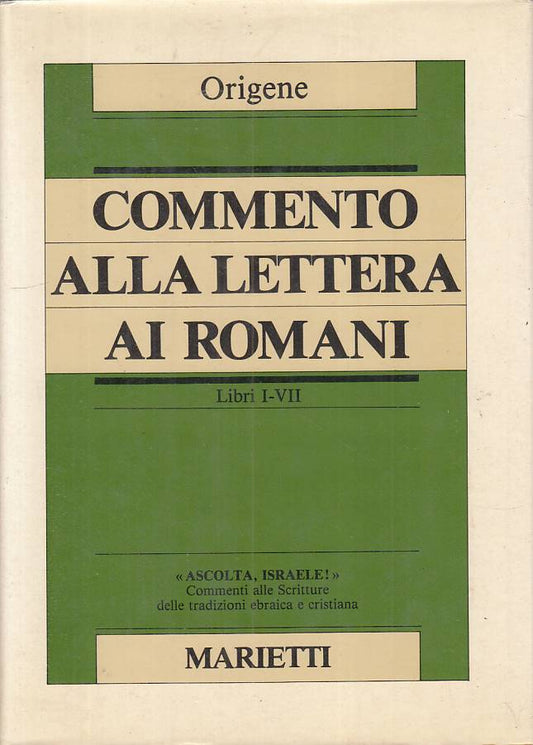 LS- COMMENTO LETTERA AI ROMANI LIBRI I/VII -- MARIETTI --- 1985 - CS - YFS276
