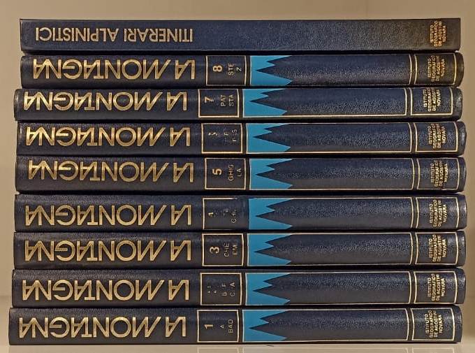 LV- GRANDE ENCICLOPEDIA ILLUSTRATA LA MONTAGNA 1/8 + ITINERARI- DeAGOSTINI- 1983- YFS