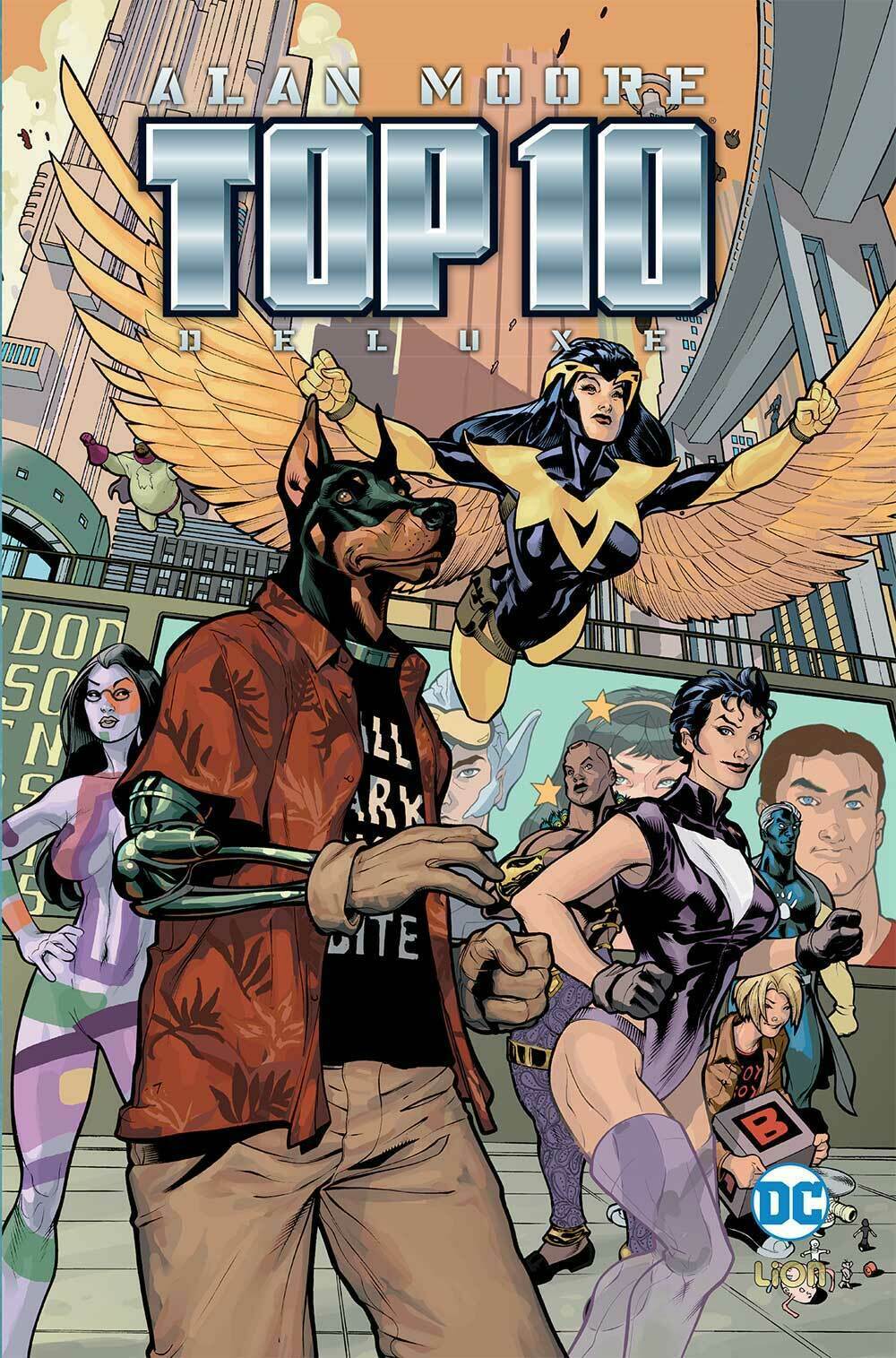 LB- TOP 10 TEN DELUXE VOLUME 3 CARTONATO- ALAN MOORE - RW LION --- 2019 - C- VBX