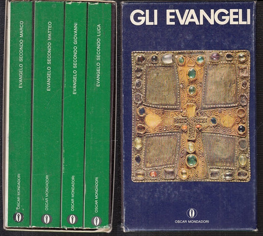 LD- GLI EVANGELI COFANETTO 4 VOLUMI -- MONDADORI - OSCAR - 1a ED. - 1973- B- XFS