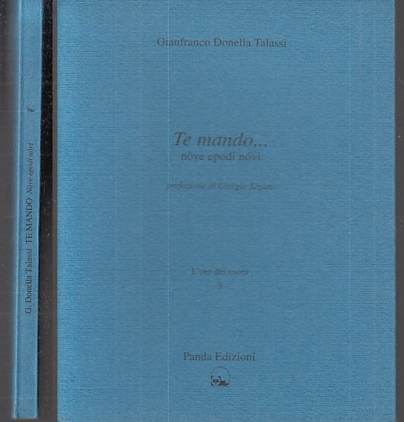 TE MANDO... NOVE - DONELLA TALASSI- PANDA- ORO DEI SUONI 3-- 1996- BS- XTS55