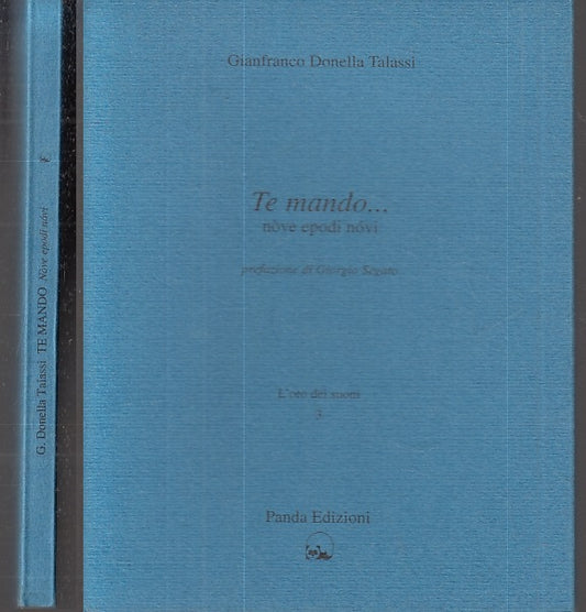 TE MANDO... NOVE - DONELLA TALASSI- PANDA- ORO DEI SUONI 3-- 1996- BS- XTS55